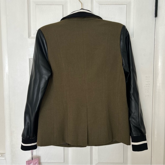 Anthropologie Avec Les Filles Mixed Fabric Blazer - Picture 10 of 14